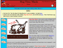 Tablet Screenshot of hogtimemusic.com